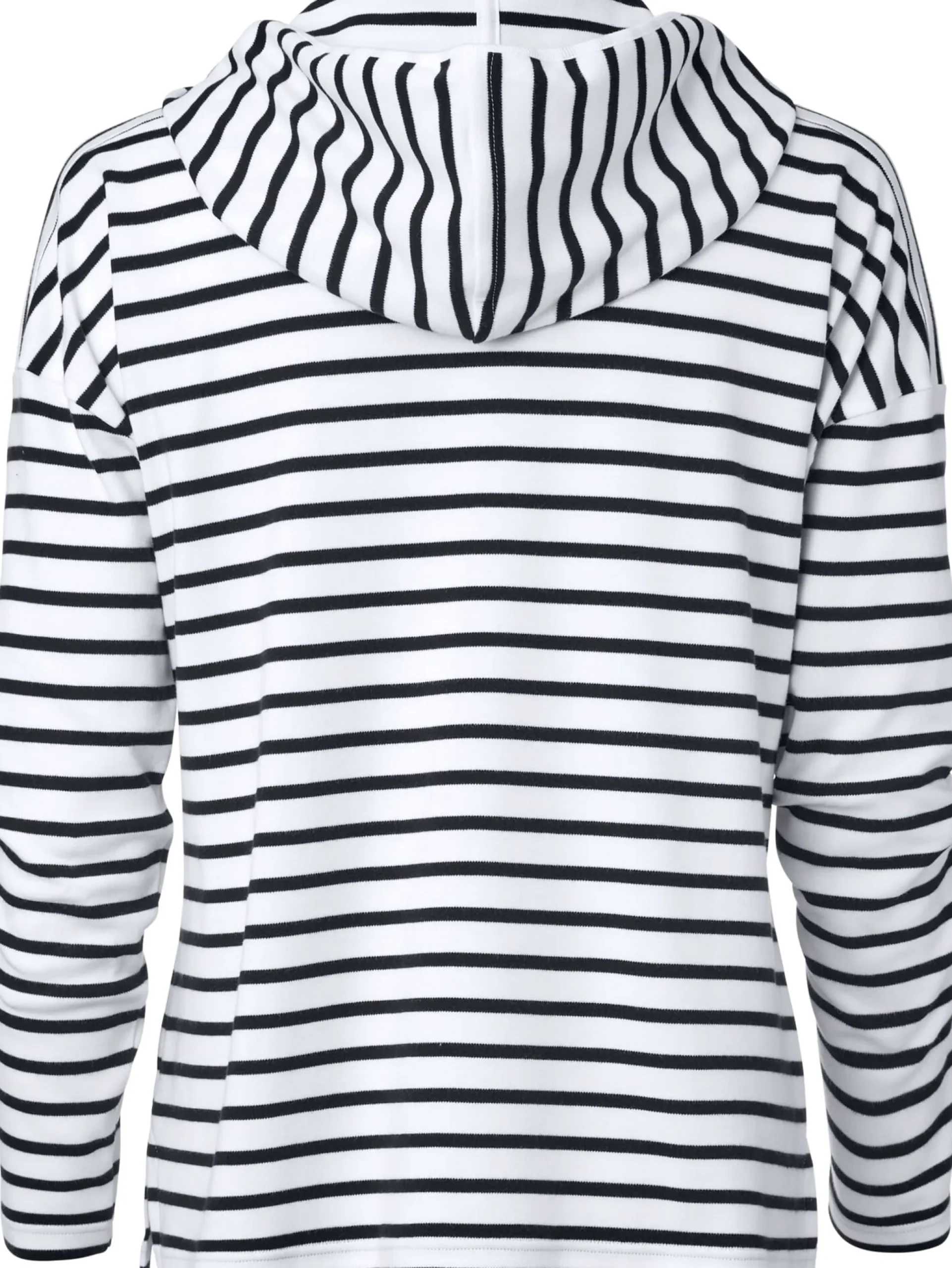 Damen-Hoodie gestreift