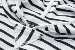 Damen-Hoodie gestreift