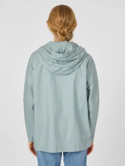 Damenjacke Leinen mit Kapuze