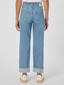 Damenjeans mit Aufschlag