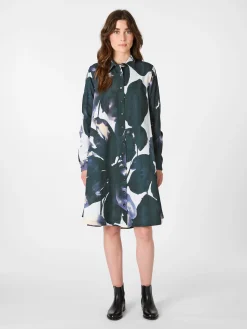 Damenkleid geknöpft, Multicolor