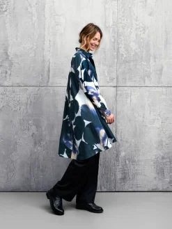 Damenkleid geknöpft, Multicolor