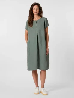 Damenkleid Hanf Kurzarm