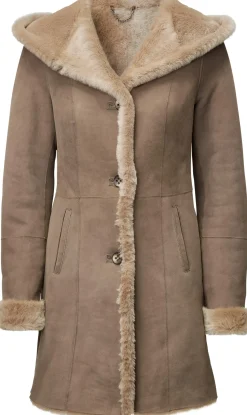 Damen-Lammfellmantel