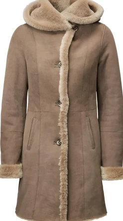 Damen-Lammfellmantel