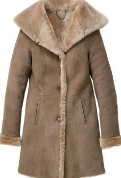 Damen-Lammfellmantel