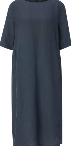 Damen-Leinenkleid