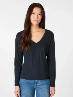 Damen-Longsleeve V-Ausschnitt