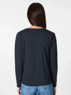 Damen-Longsleeve V-Ausschnitt