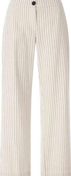 Damen-Marlenehose Nadelstreifen
