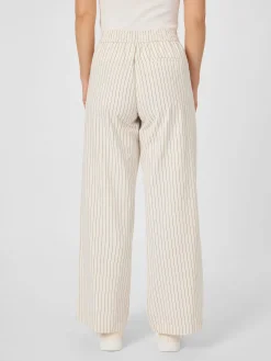 Damen-Marlenehose Nadelstreifen