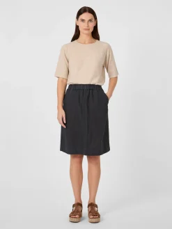 Damen-Midirock Baumwolle