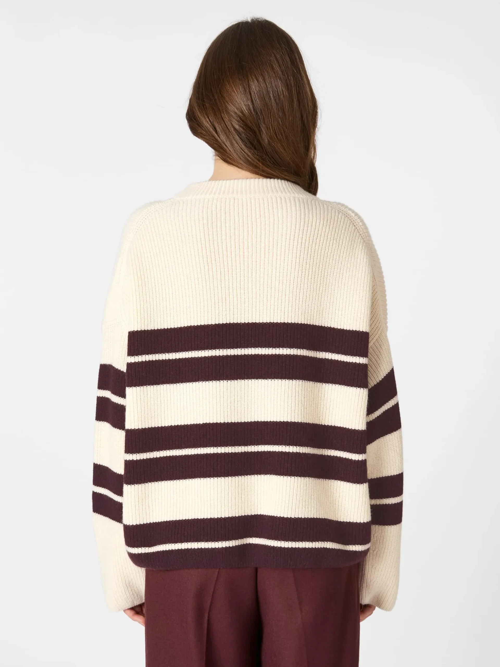Damen-Pullover gestreift