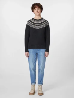 Damenpullover mit Passe