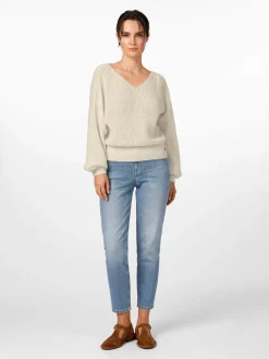 Damenpullover V-Ausschnitt