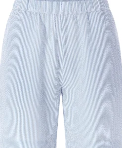 Damen-Pyjamashorts Seersucker
