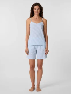 Damen-Pyjamatop Seersucker