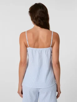 Damen-Pyjamatop Seersucker