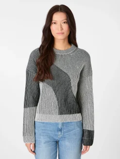 Damen-Rippenpullover