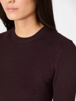 Damen-Rippenshirt Merinowolle