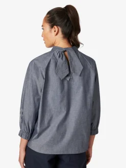 Damen-Schlupfbluse Chambray