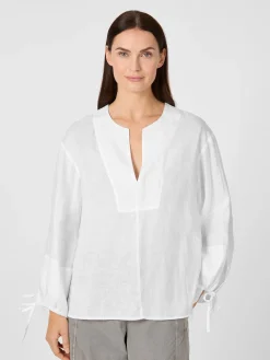 Damen-Schlupfbluse Leinen