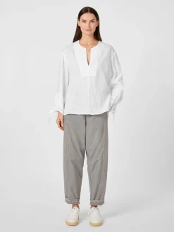 Damen-Schlupfbluse Leinen