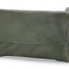 Damen-Schultertasche Clutch, Grün