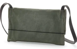 Damen-Schultertasche Clutch, Grün