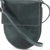 Damen-Schultertasche klein, petrol