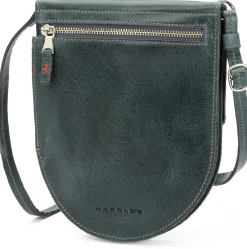 Damen-Schultertasche klein, petrol
