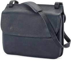 Damen-Schultertasche Rindleder
