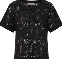 Damenshirt Lochmuster