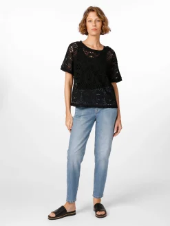 Damenshirt Lochmuster