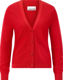 Damen-Strickcardigan Baumwolle