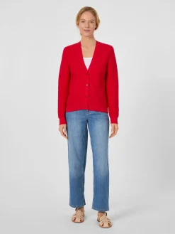 Damen-Strickcardigan Baumwolle