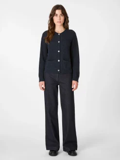 Damen-Strickjacke Alpaka