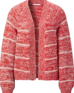 Damen-Strickjacke gestreift