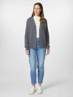 Damen-Strickjacke Rippe