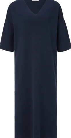 Damen-Strickkleid V-Ausschnitt