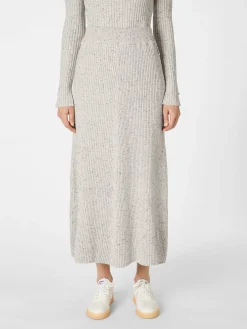 Damen-Strickrock meliert