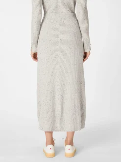 Damen-Strickrock meliert