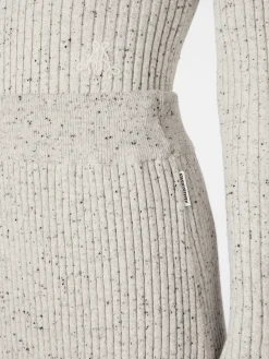 Damen-Strickrock meliert