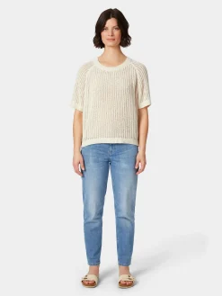 Damen-Strickshirt Bouclé