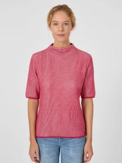 Damen-Strickshirt Halbarm