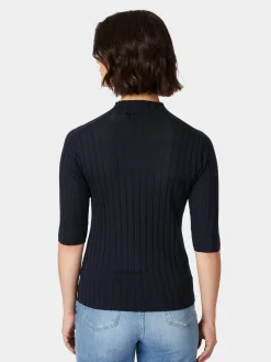 Damen-Strickshirt Halbarm