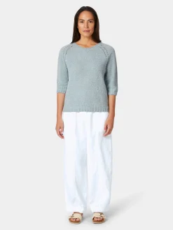 Damen-Strickshirt Halbarm