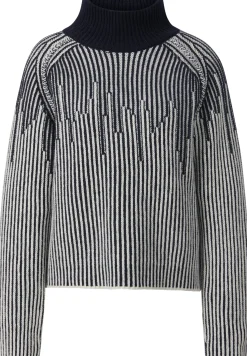 Damen-Strukturpullover