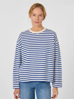 Damen-Sweatshirt gestreift