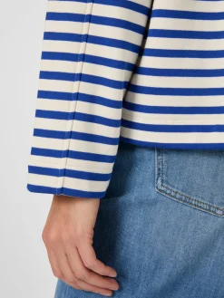 Damen-Sweatshirt gestreift